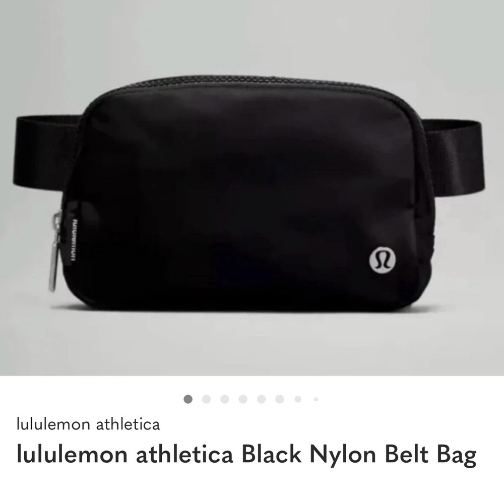 lululemon athletica Classic Black Belt Bag